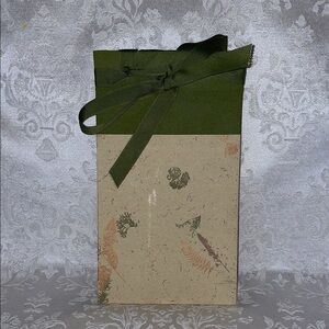 NWOT Elegant Green & Tan Journal.